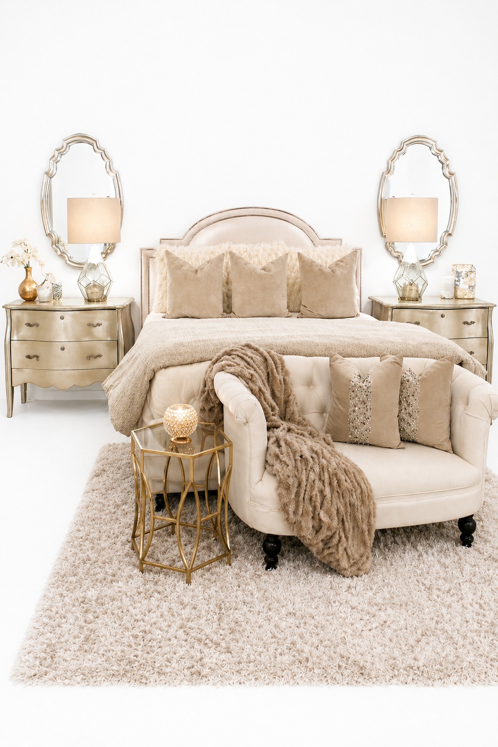Ivory Elegance Bed